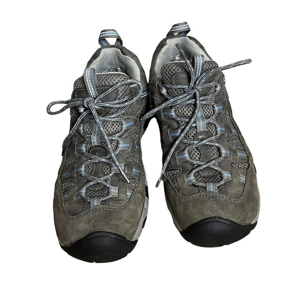Keen Shoes Keen Dry Alamosa Gray Low Mesh Outdoor Hiking Shoes